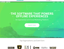 Tablet Screenshot of eventfarm.com